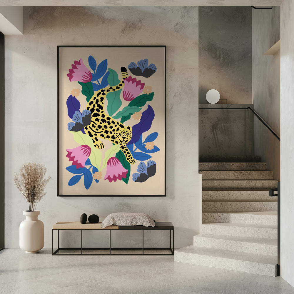 Bloemenluipaard | Poster