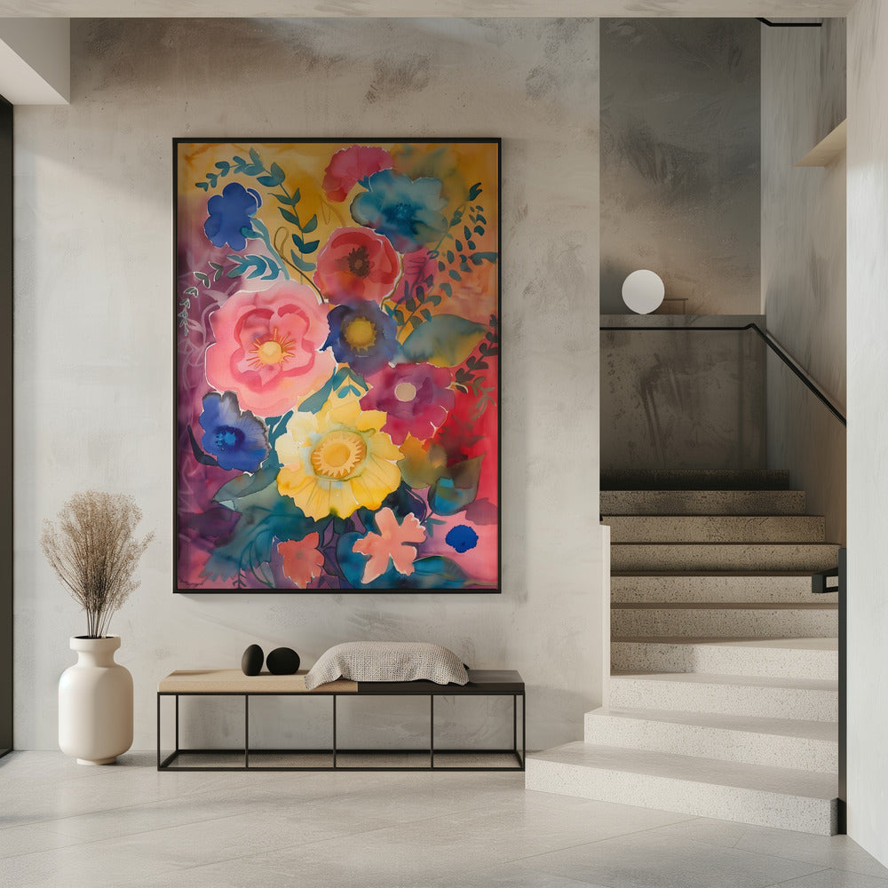 Watercolor Floral No. 6 | Poster
