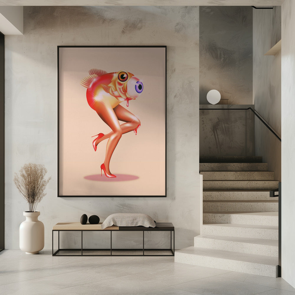 Vis met poten | Poster