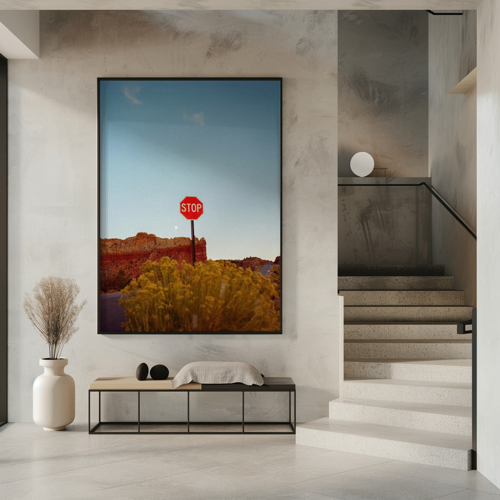 Zonsondergang in Abiquiu | Poster