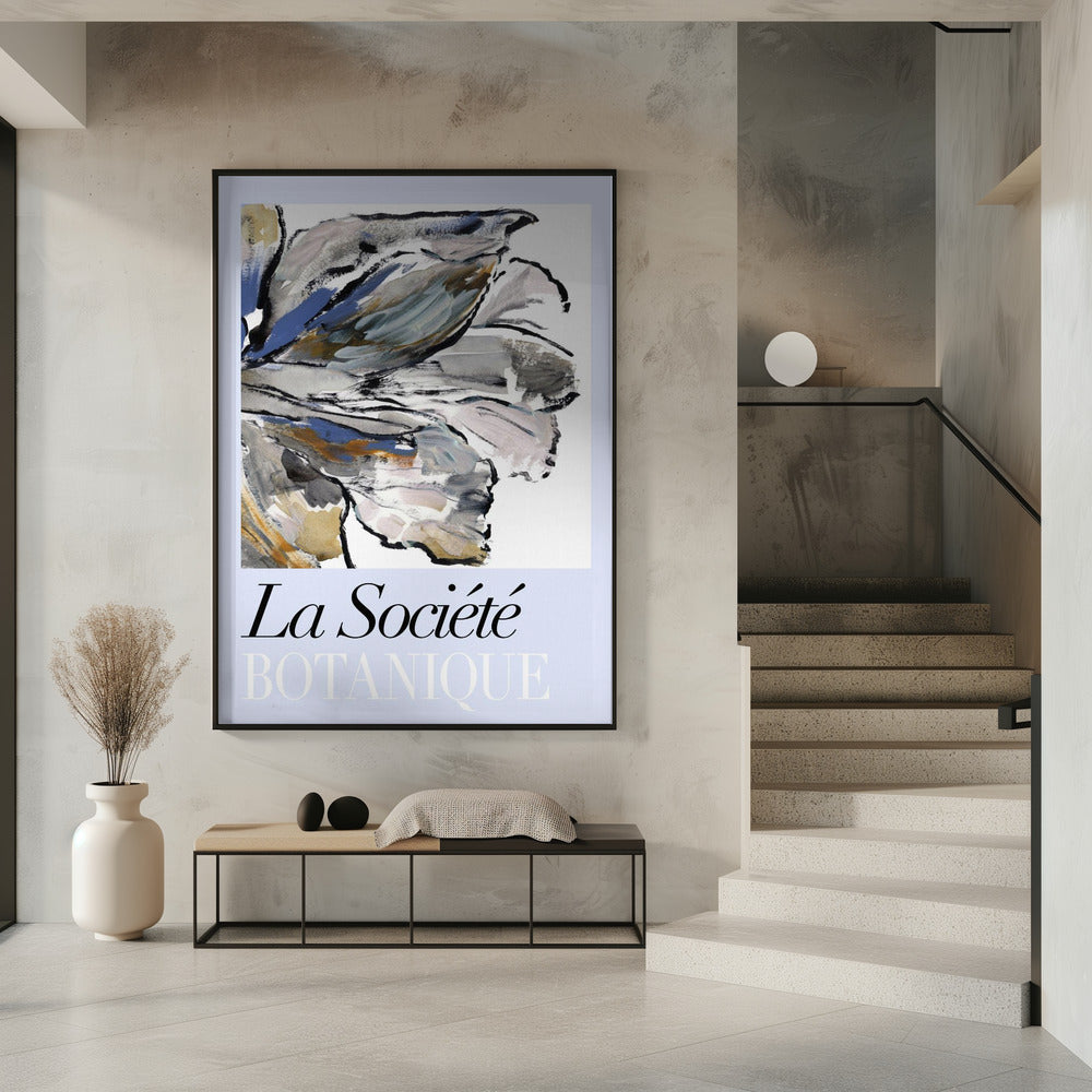 La Société Botanique Blueflower | Poster
