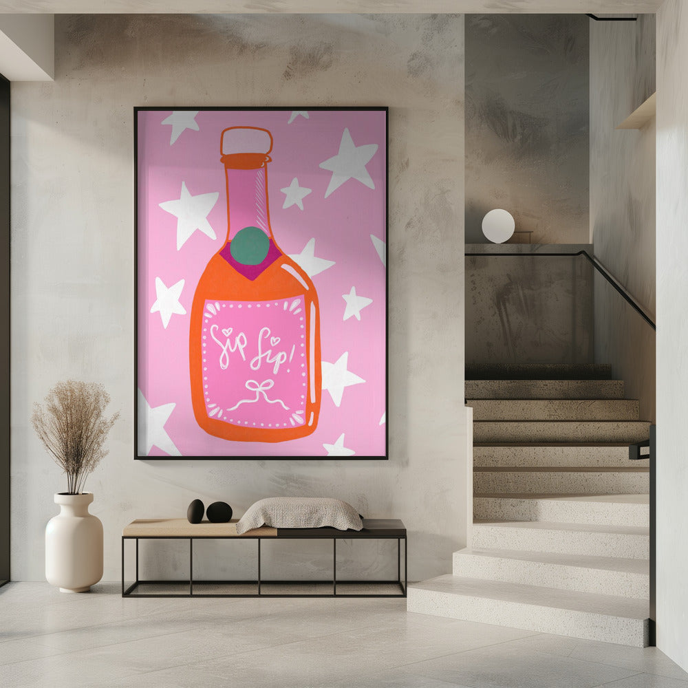 Sterren en slokjes | Poster