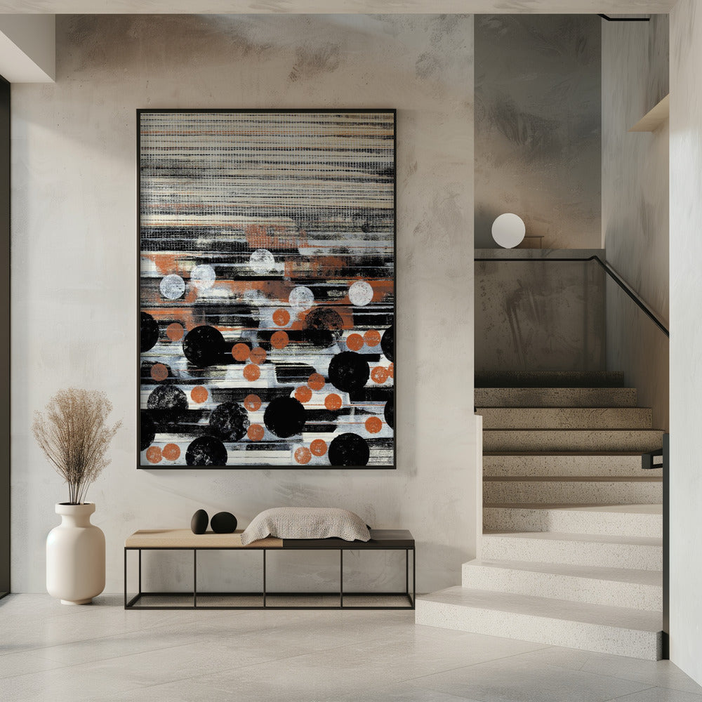 Ritmisch Dotscape | Poster