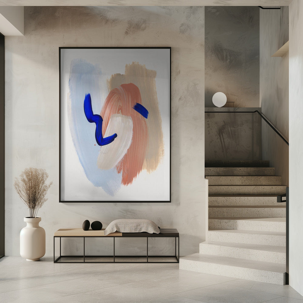 Abstract Brush Strokes 141 | Poster