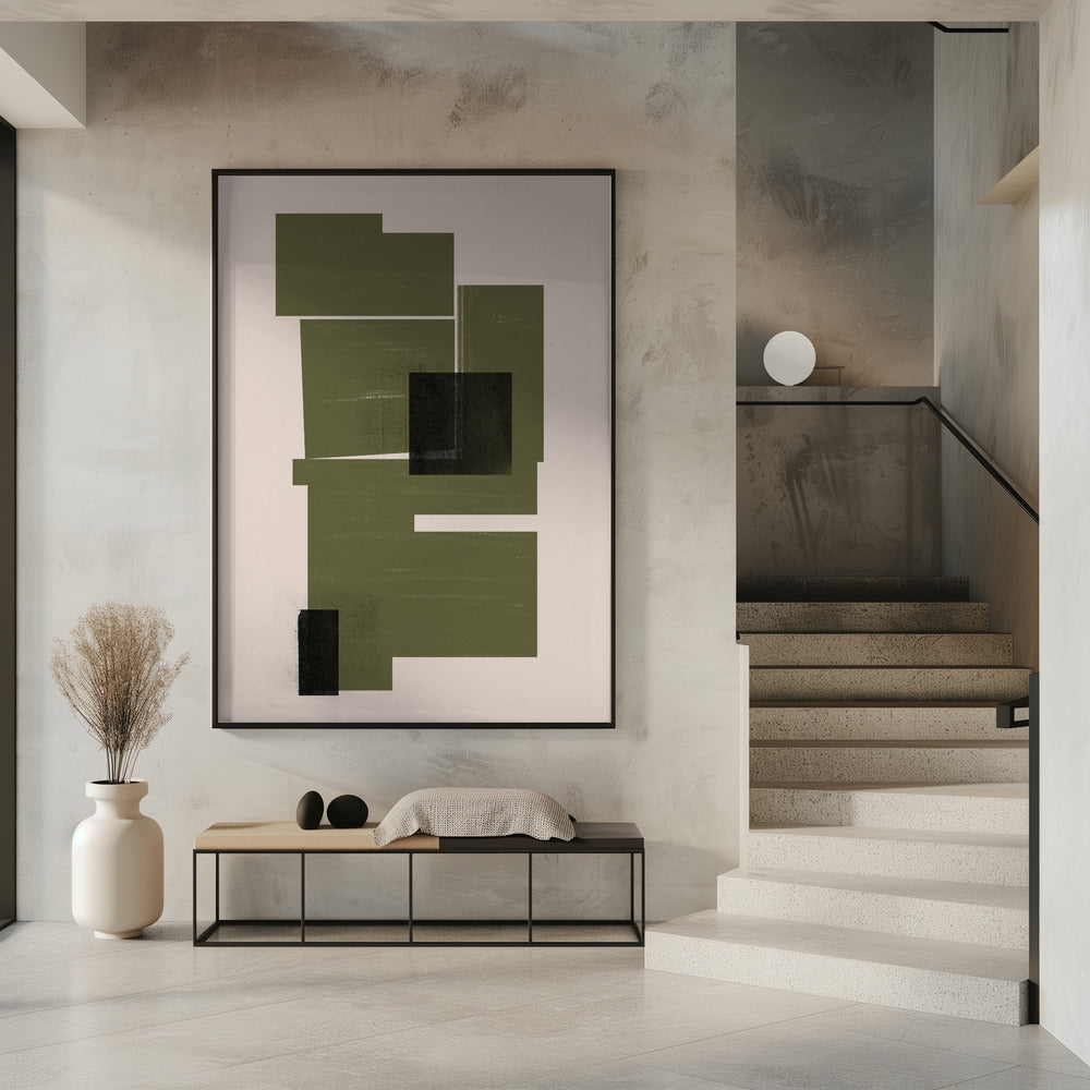 Gestructureerde blokken | Poster
