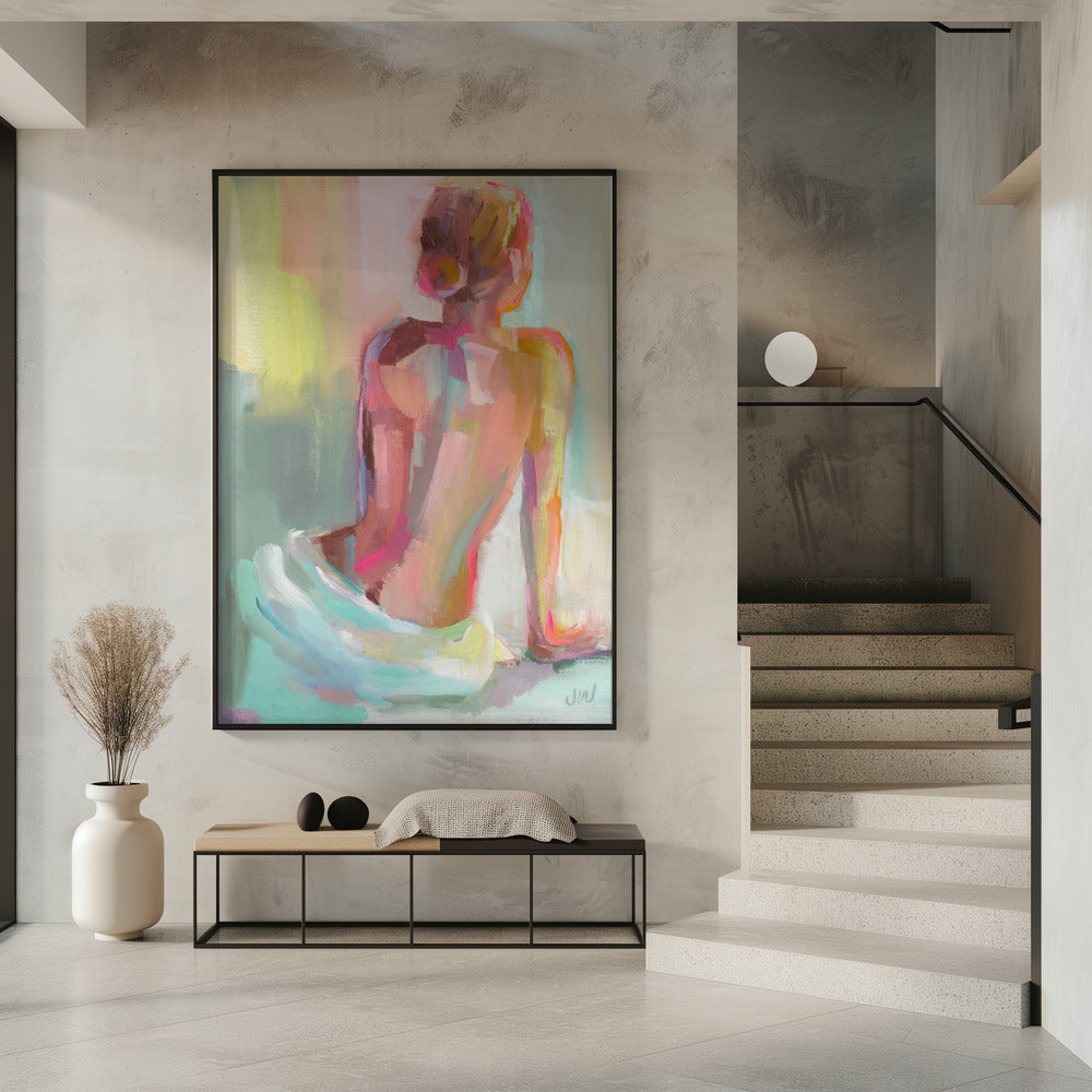 Vrouw poseren | Poster