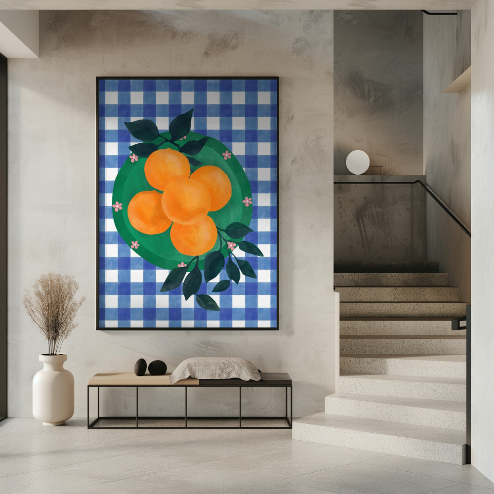 Geruite Citrus Charm | Poster