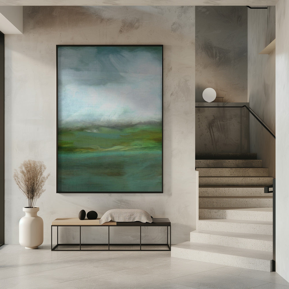 Ruwe Zee Olie Paneel 1 | Poster