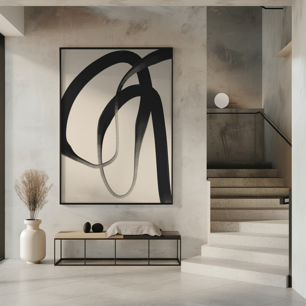 Vloeiende elegantie | Poster