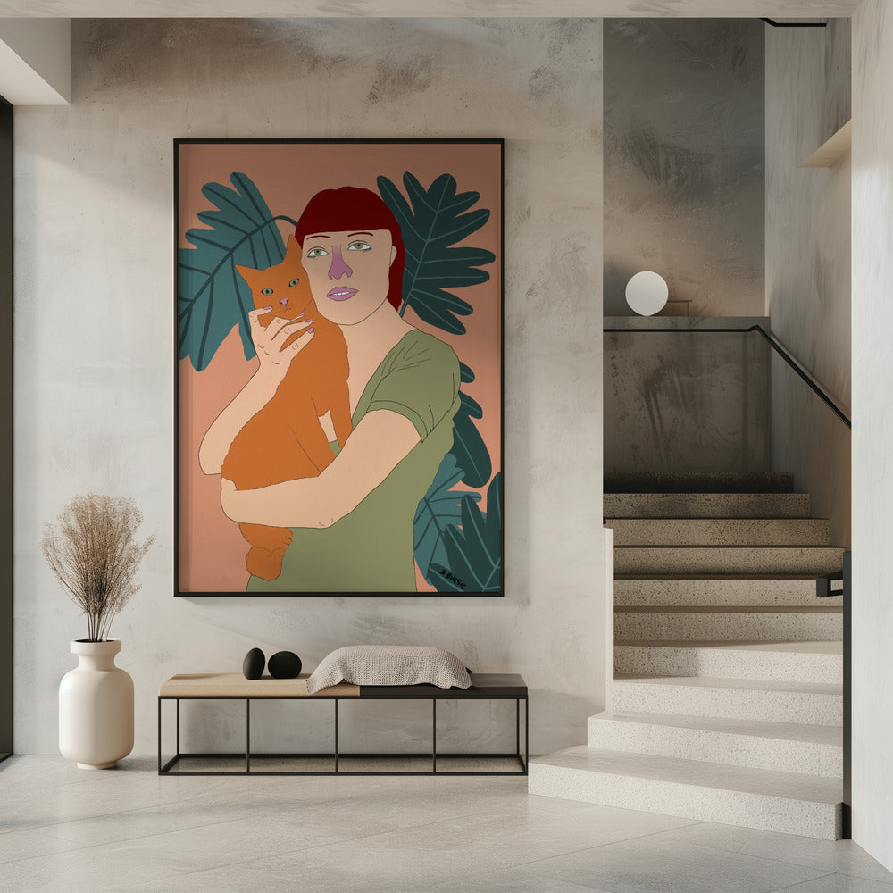 Cat lady | Poster