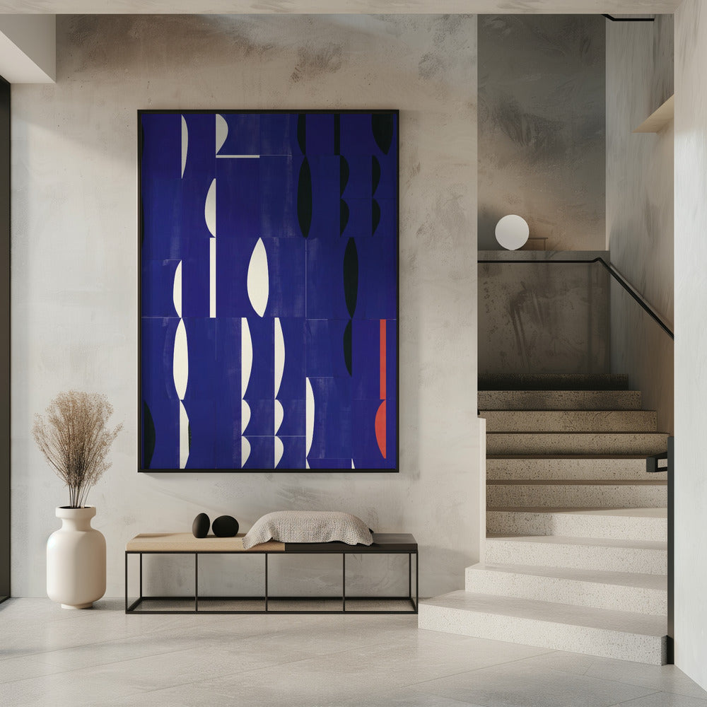Harmonie van geometrische abstractie | Poster