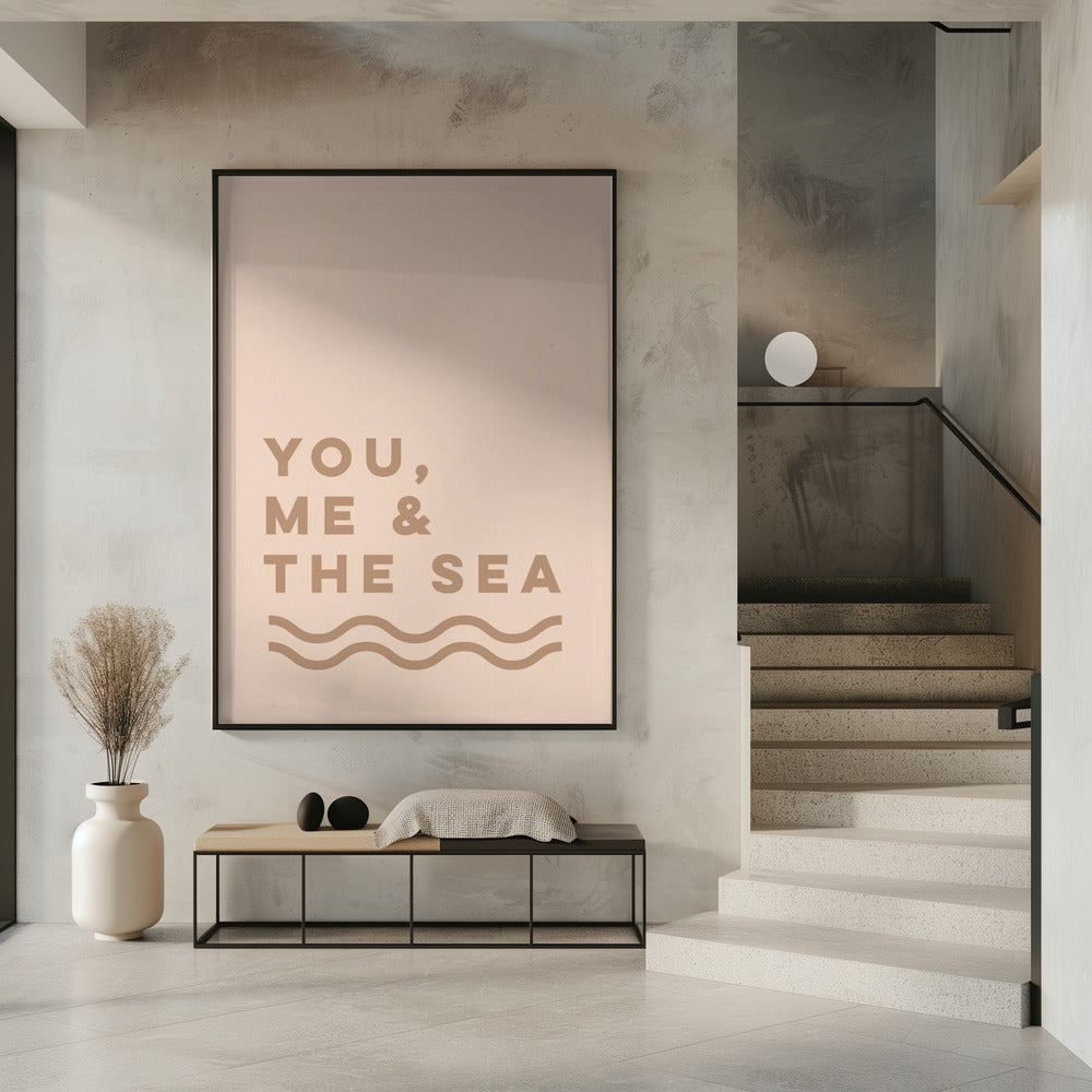 Jij, ik en de zee (zand) | Poster
