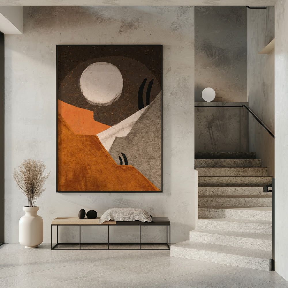 Maanlandschap | Poster
