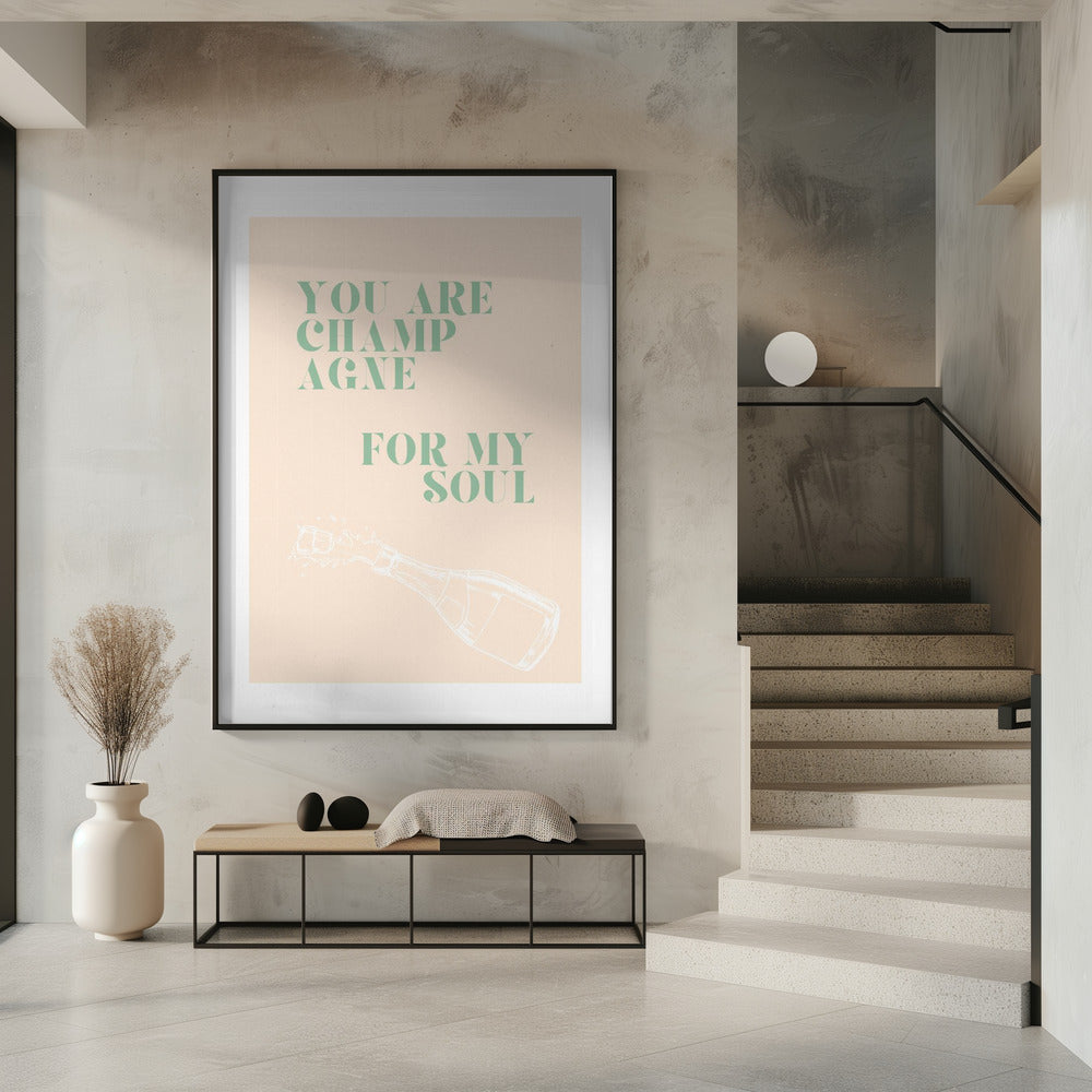 Champagne voor mijn ziel | Poster
