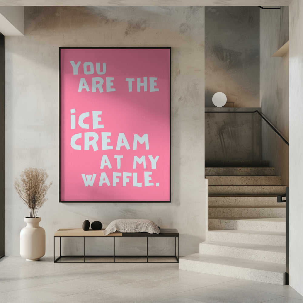 IJs bij mijn wafel | Poster