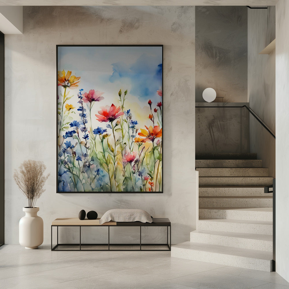 Wilde bloemen | Poster