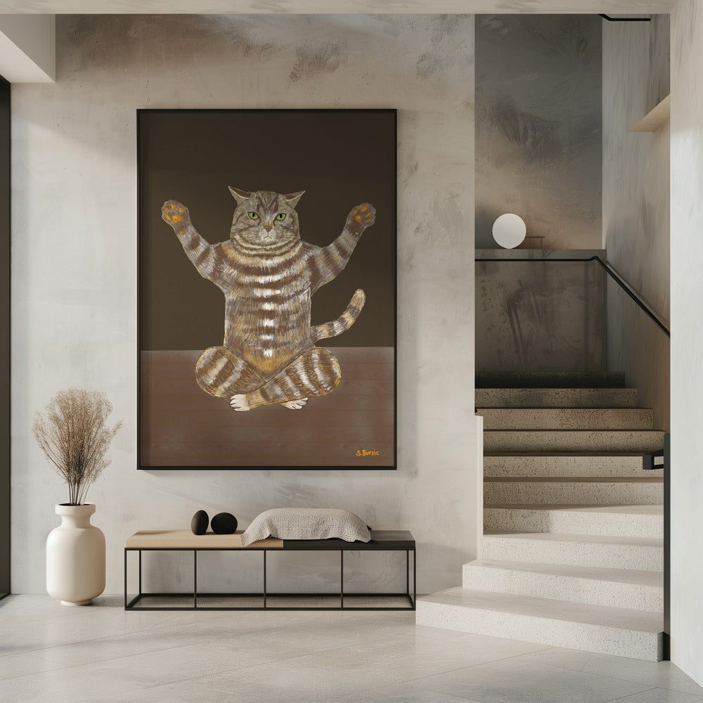 Yoga Cat | Poster