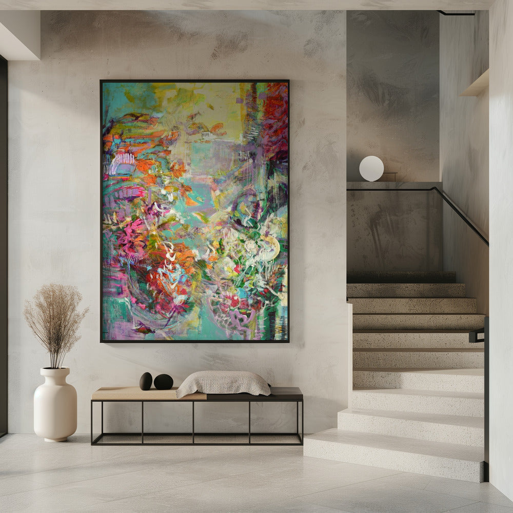 Tussen de orchideeën | Poster