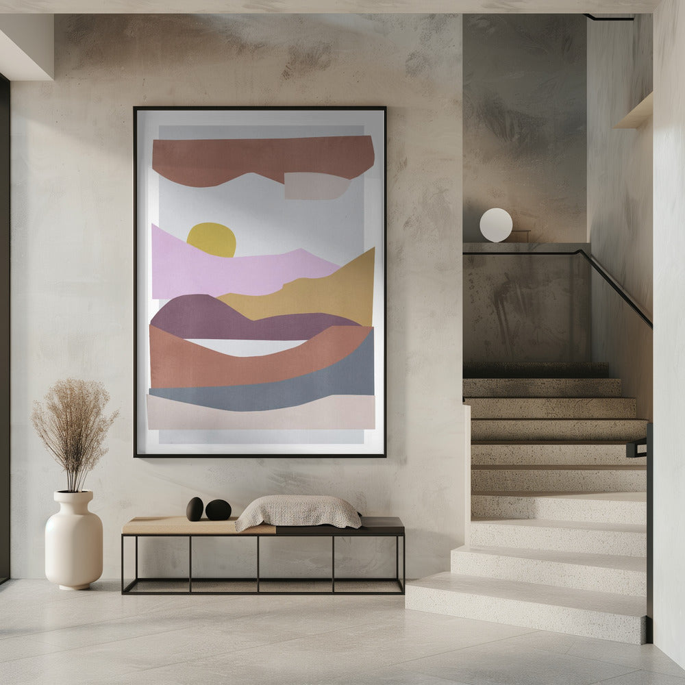 Abstracte vormen 8 | Poster