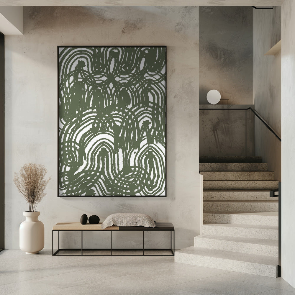 Groen patroon | Poster
