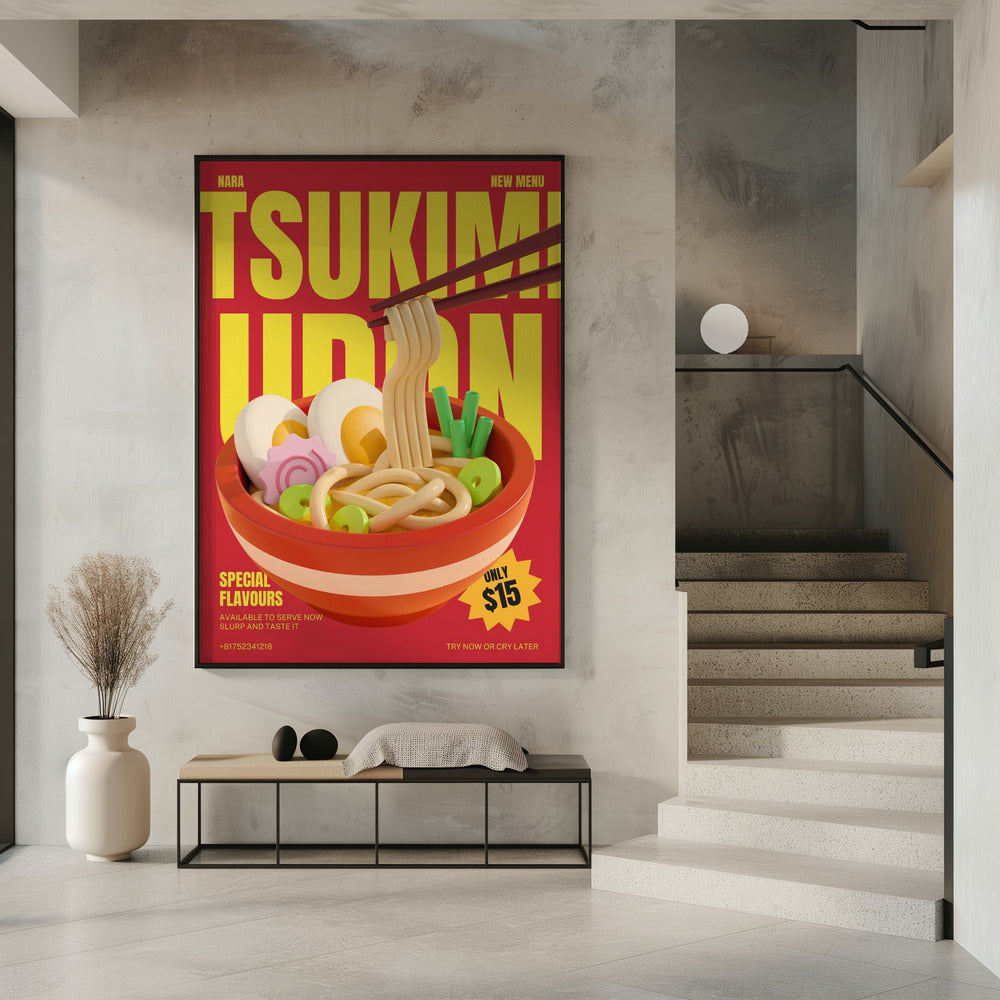 Tsukimi Udon-menu | Poster