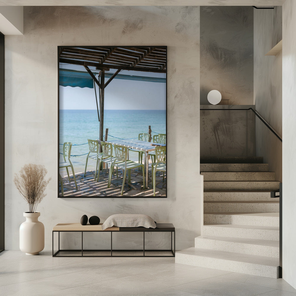 Oceanside View in Morocco | Poster