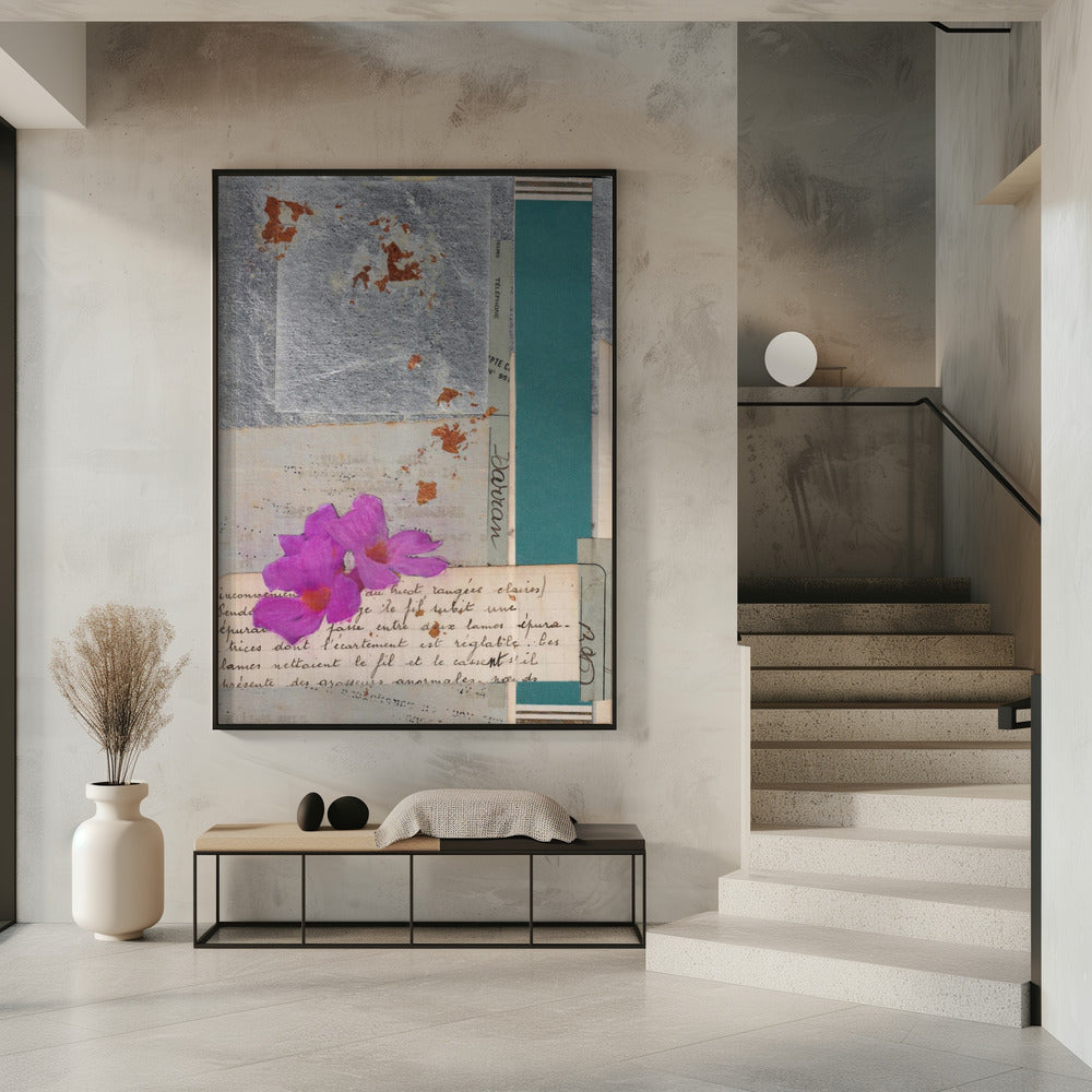 Roze Bloemen II | Poster