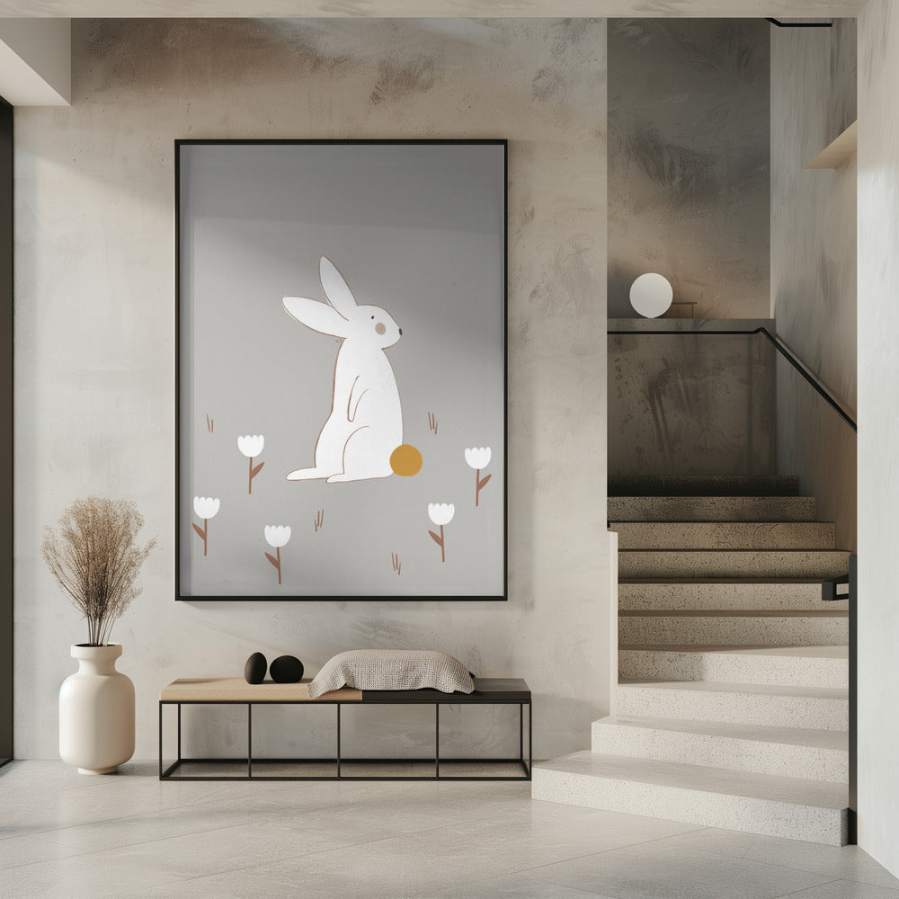 Wit Klein Konijntje | Poster