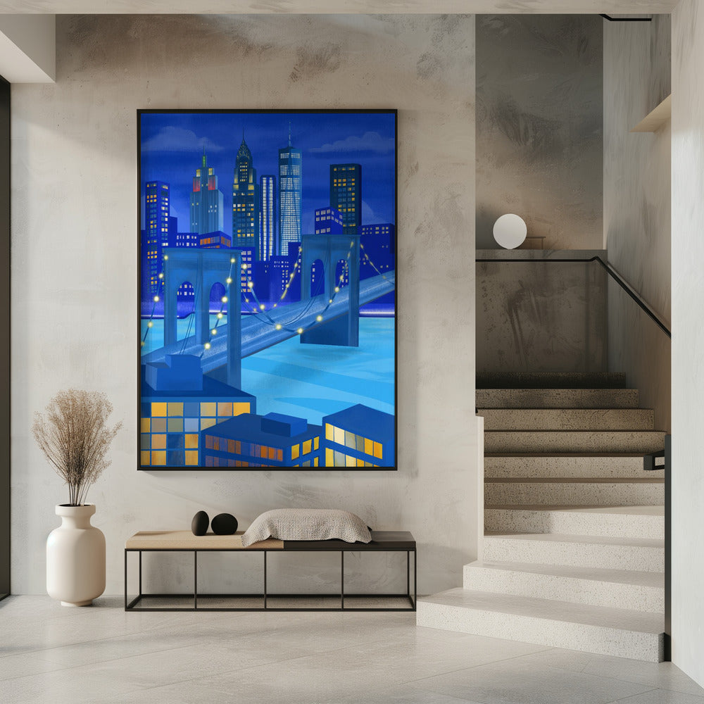 New York At Night | Poster