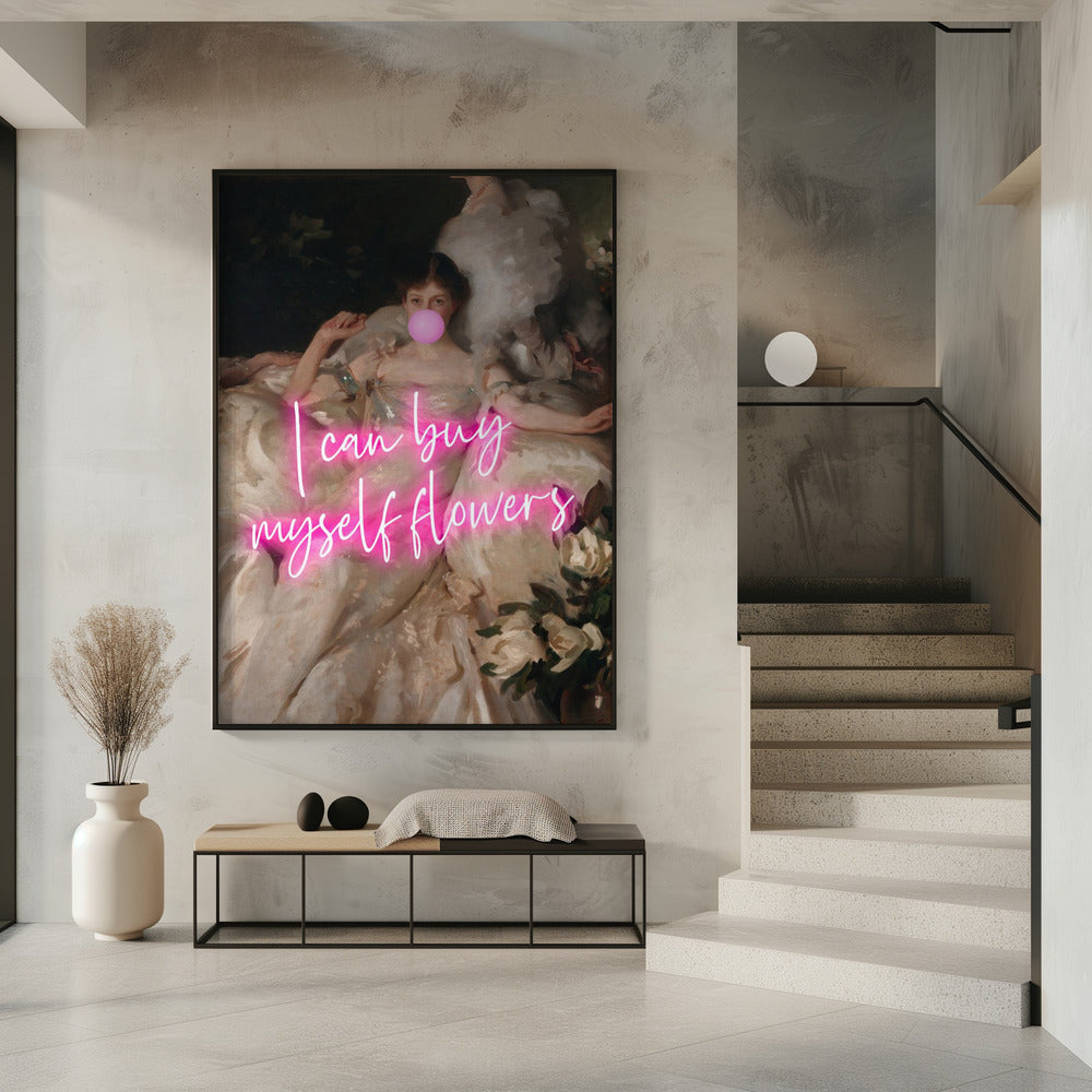 Koop mezelf bloemen 6 Ratioiso | Poster