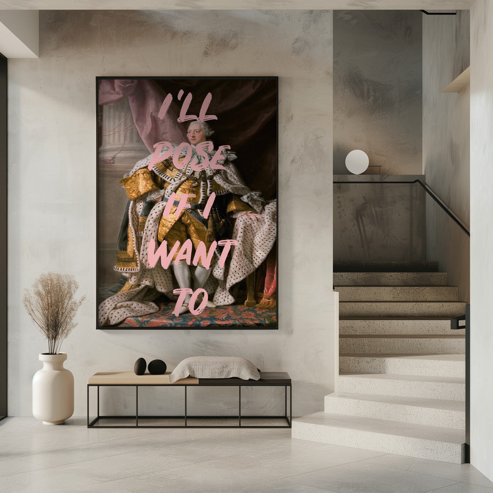 Kingposerpink Ratio2x3 | Poster