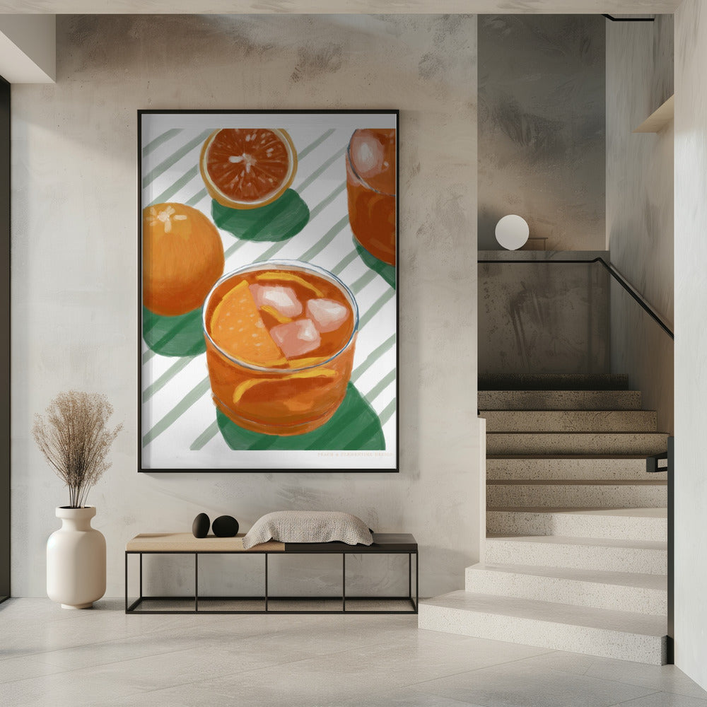 Pandc Cocktailandstripes Exemplaar 2 | Poster