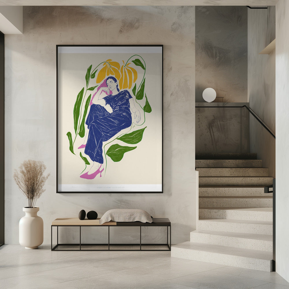 Jlr Stil in de tuin | Poster