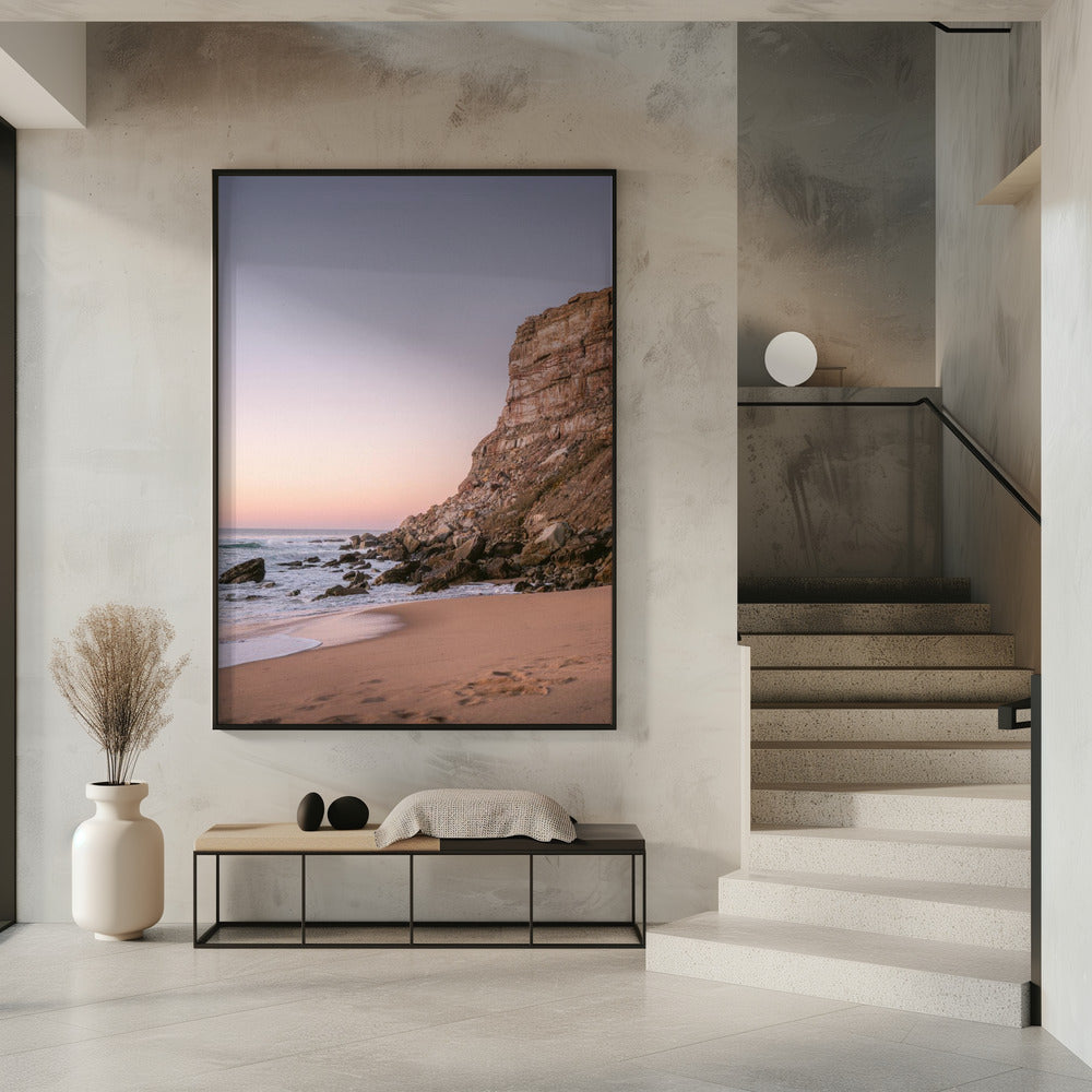 Pastelkleurige Portugese kust | Poster