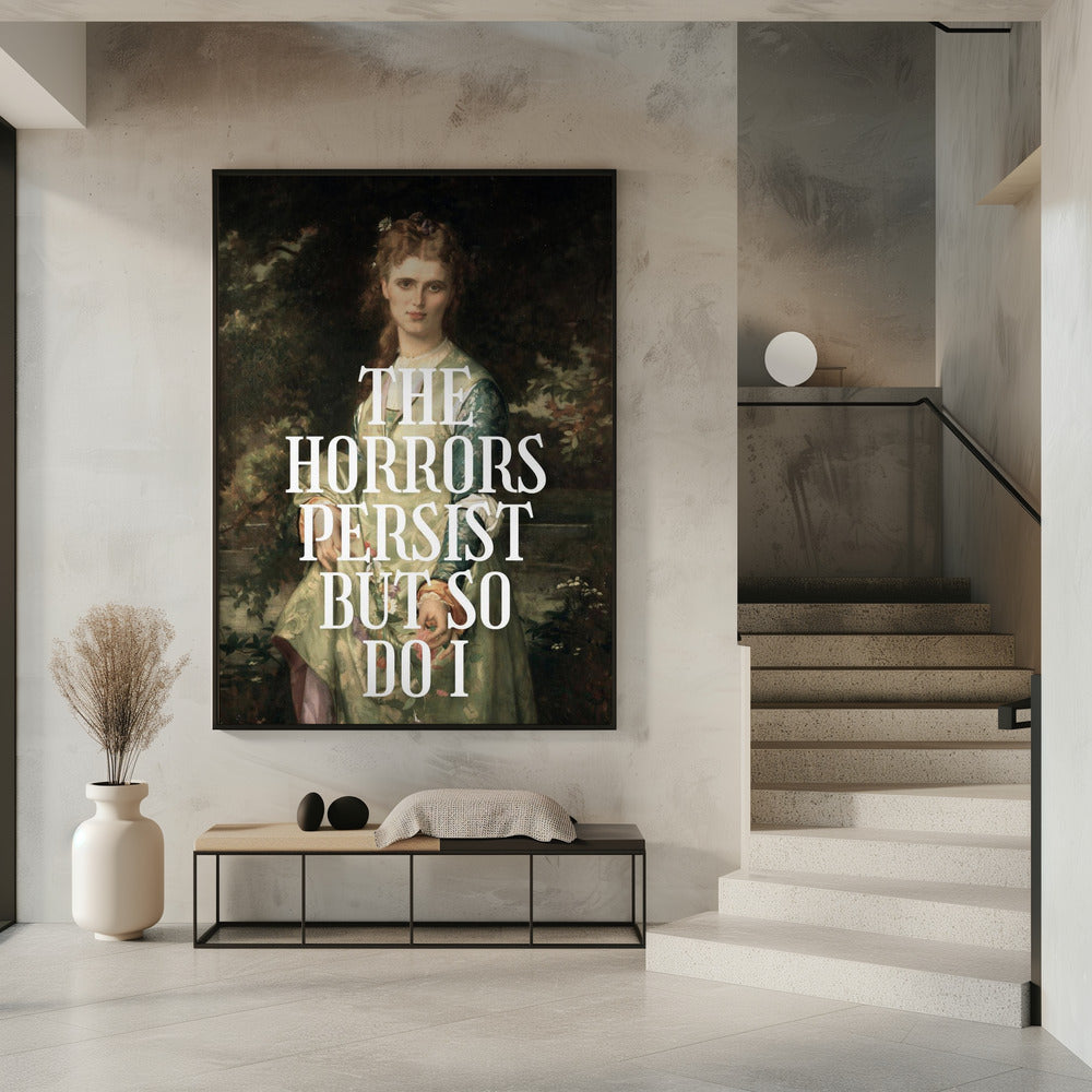 De verschrikkingen blijven bestaan, maar ik ook | Poster
