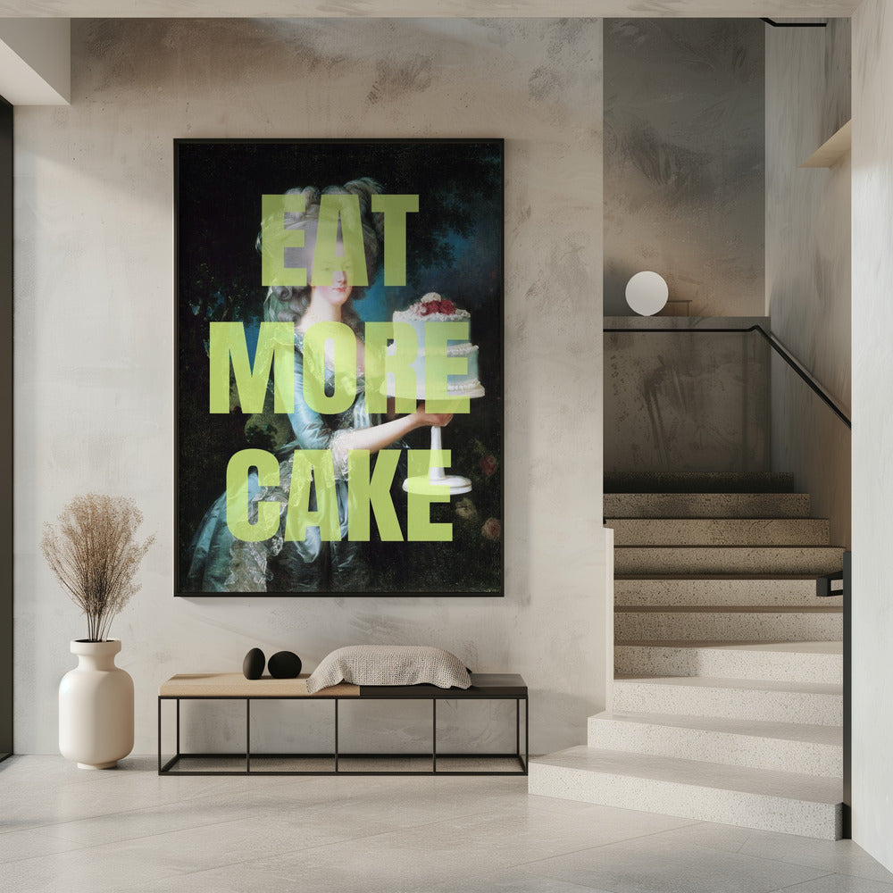 Laat ze taart eten | Poster
