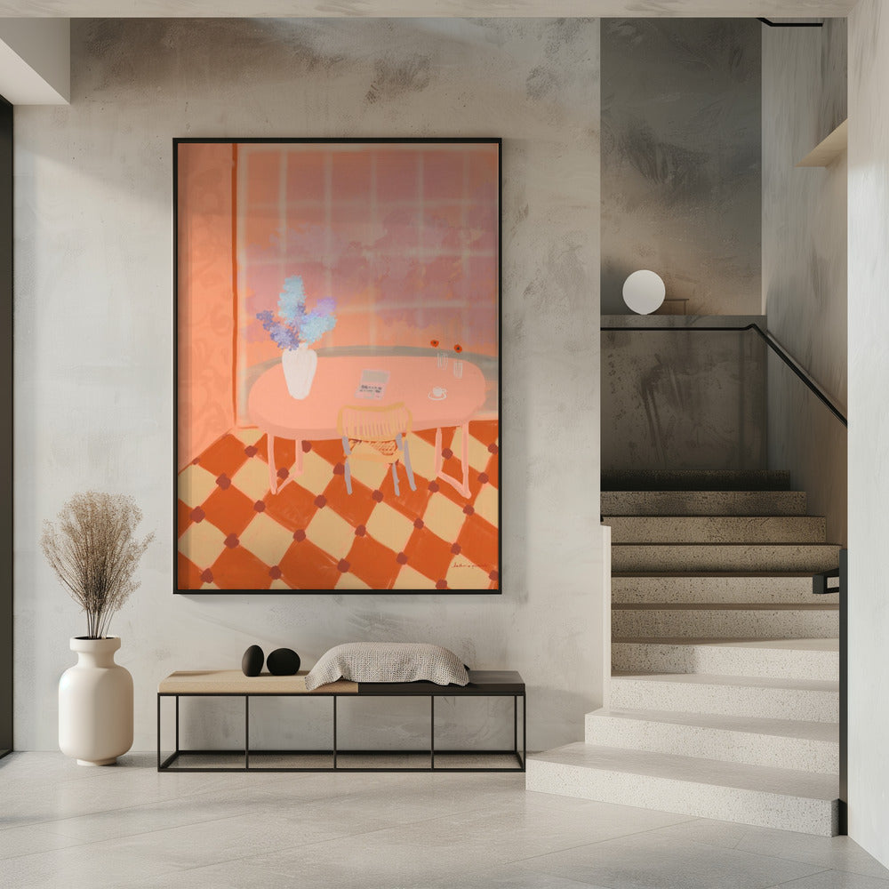 Uitzichten op het thuiskantoor | Poster