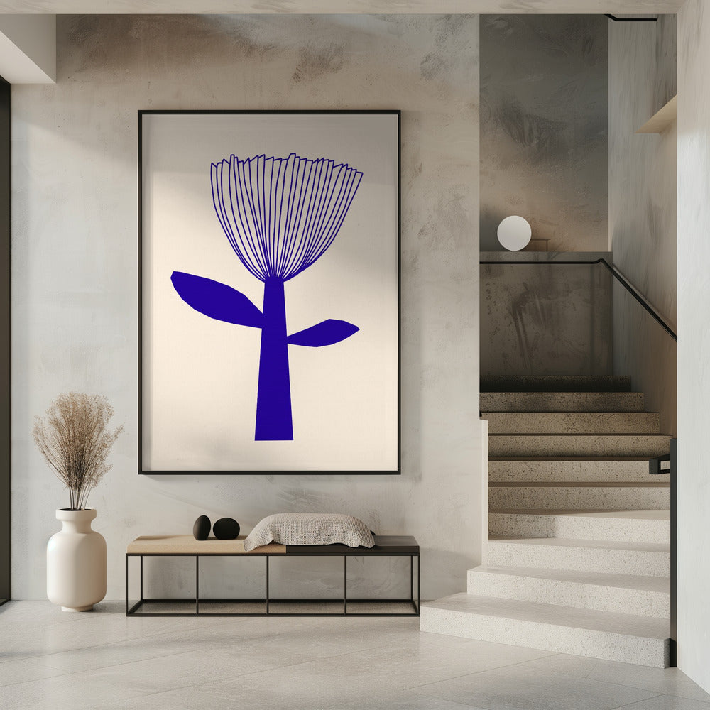 Bloemblauw | Poster