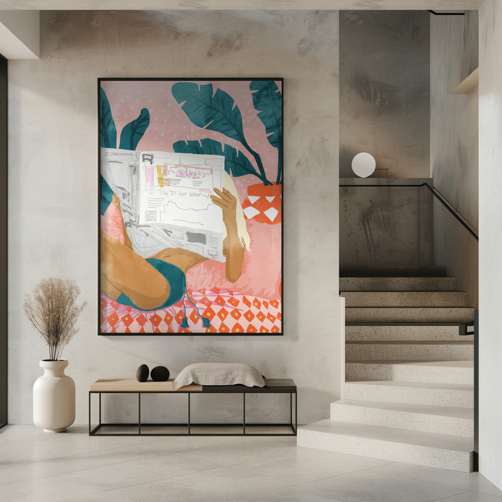 Bohemian Morning News Kunstdruk | Poster