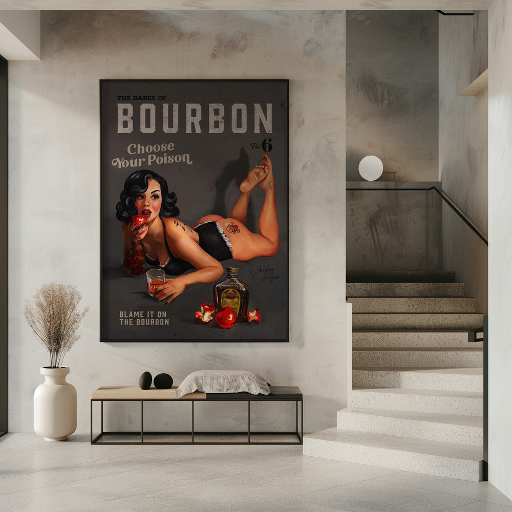 Babes of Bourbon Vol 6 Kies je Poison Sexy Pinup | Poster