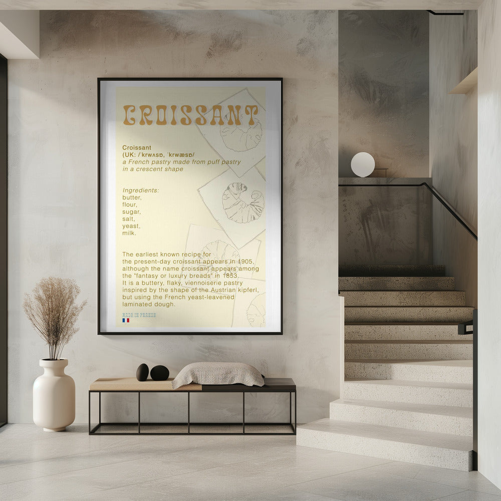 Croissantkoffie | Poster