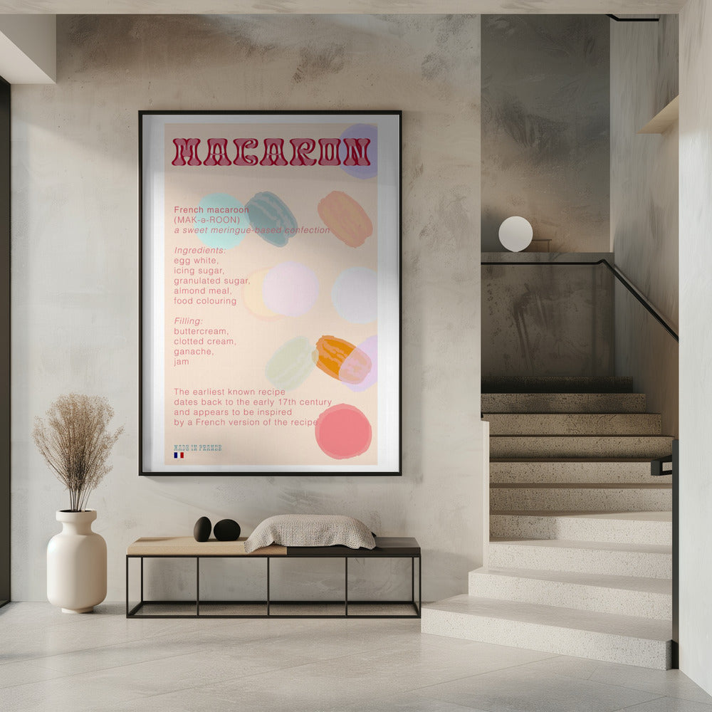 Macaron Koffie | Poster