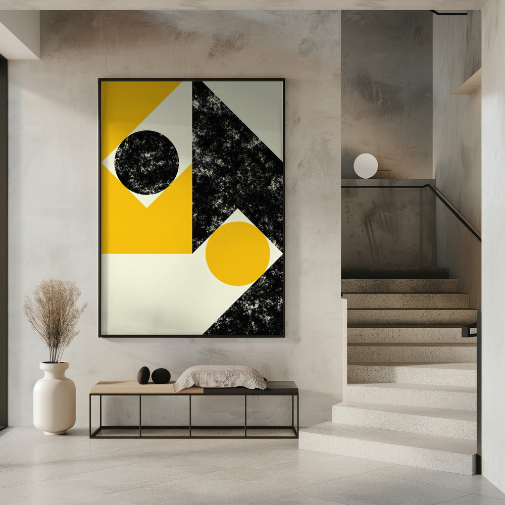 Gedurfde geometrische vormen | Poster