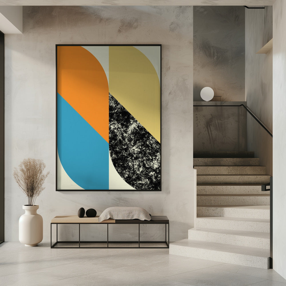 Gedurfde geometrische vormen | Poster