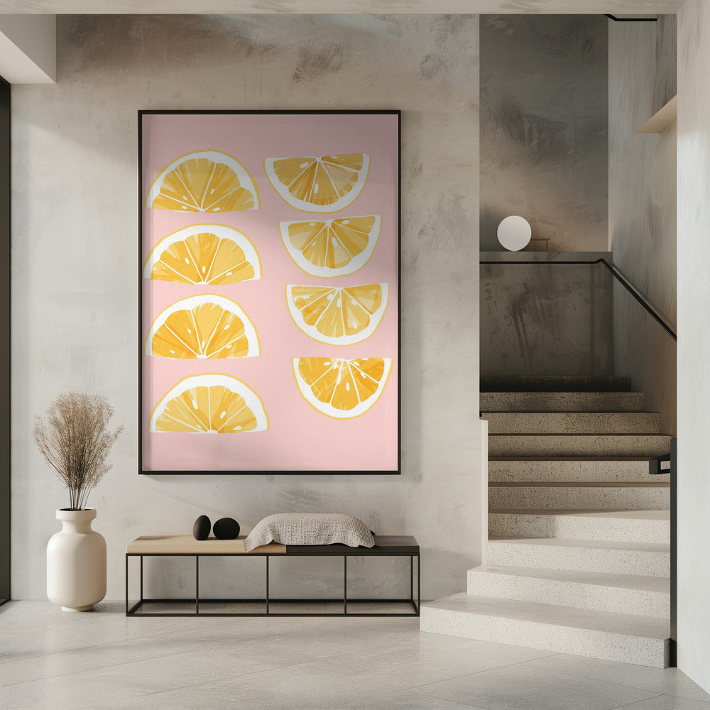 Gesneden citroenen | Poster