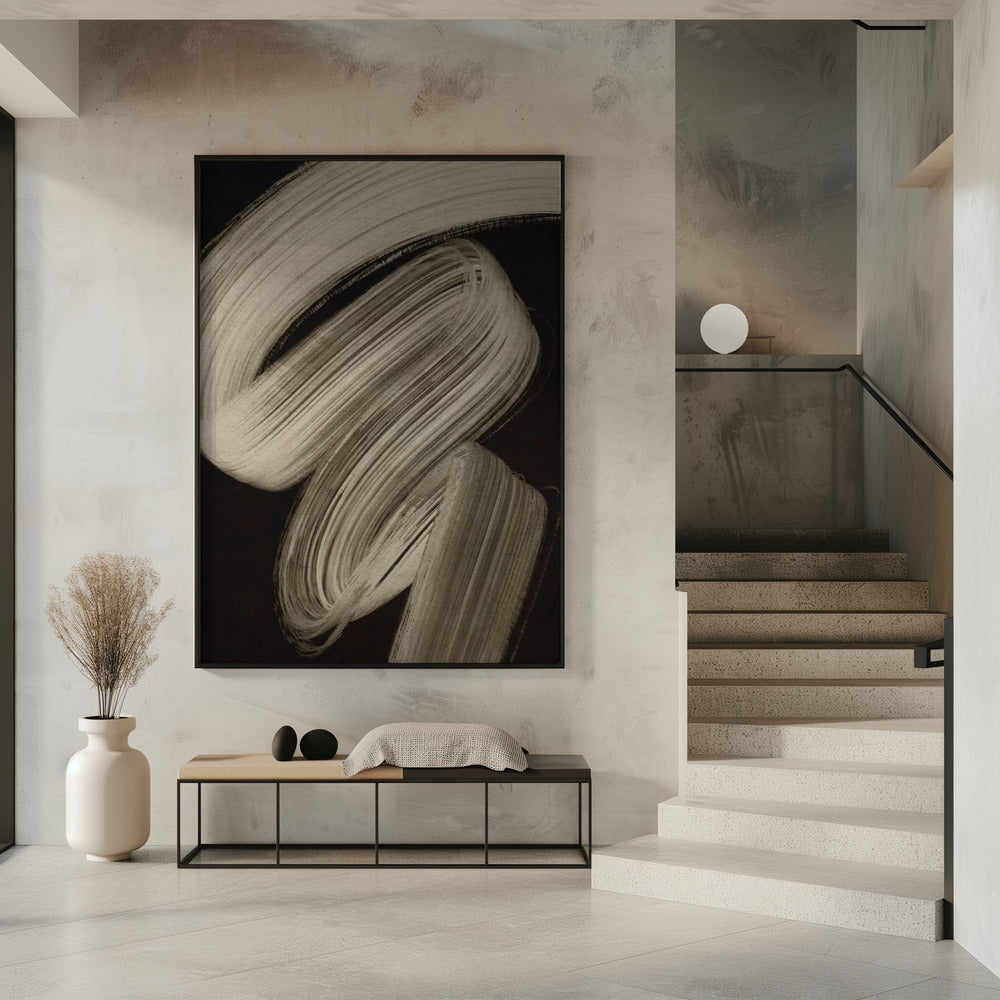 Brushstroke Whirl | Poster