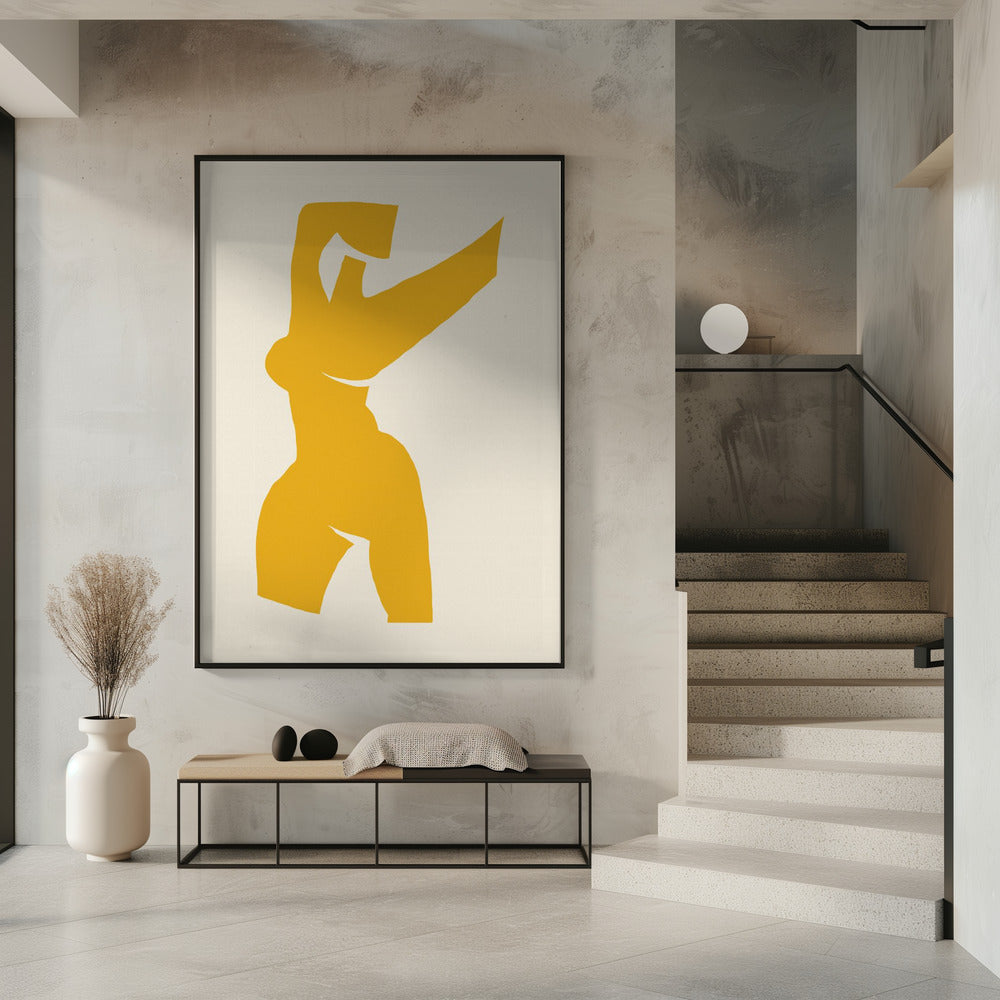 De gele muze 02 | Poster