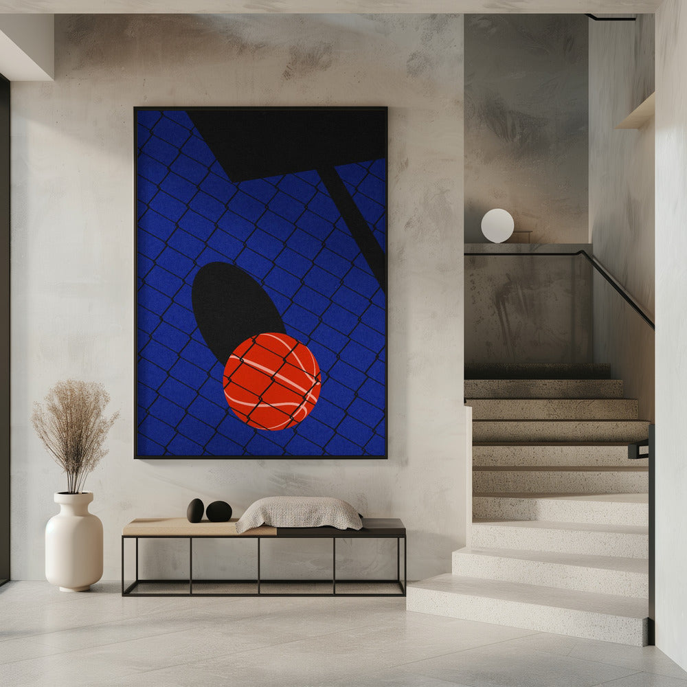 Basketbalveld Backjard | Poster