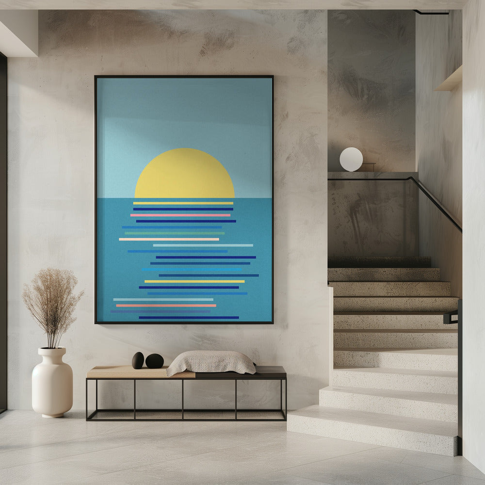 Zonsopgang in Ahrenshoop | Poster