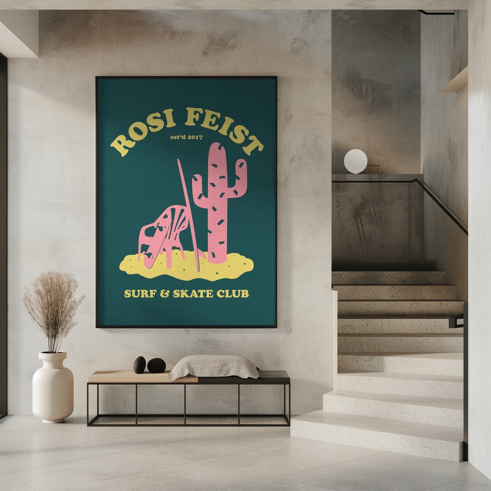 Rosi Feist Surf- en Skateclub | Poster